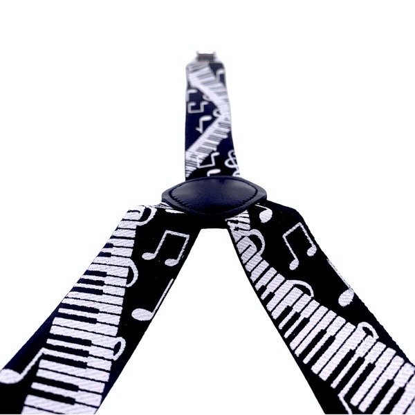 Černé kšandy Notová osnova Piano 