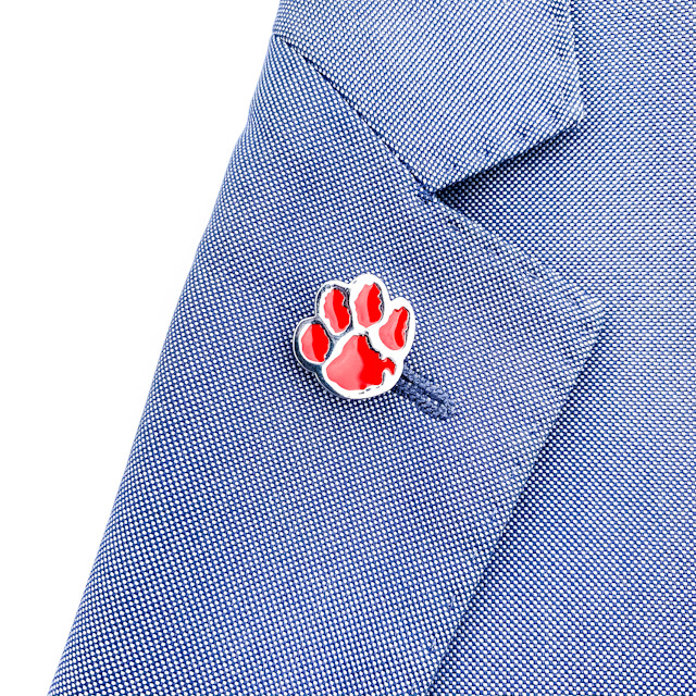 Brož červená Tlapka