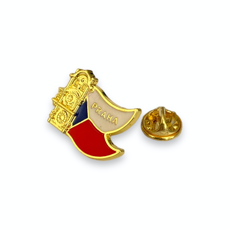 Zlatá brož Česká republika město Praha