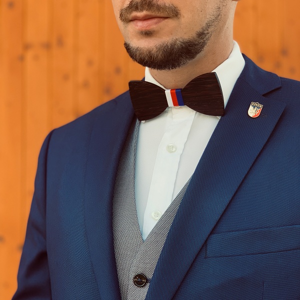 Zlatá brož Vlajka Czech se lvem 