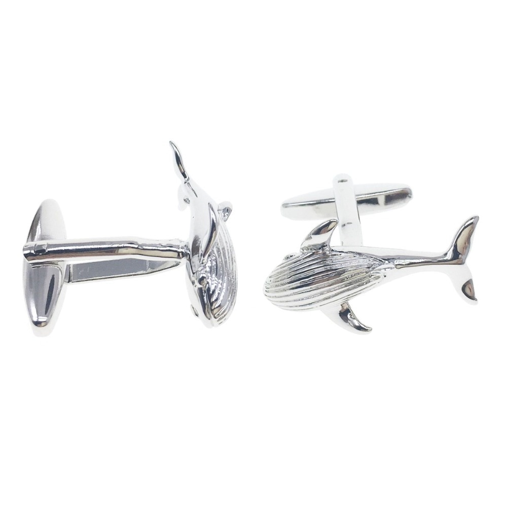 Manžetové knoflíčky Velryba - plejtvák obrovský 