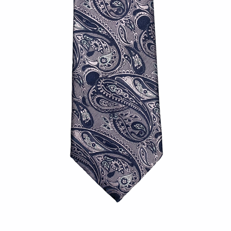 Růžovo - modrá kravata Marks Spencer Vintage