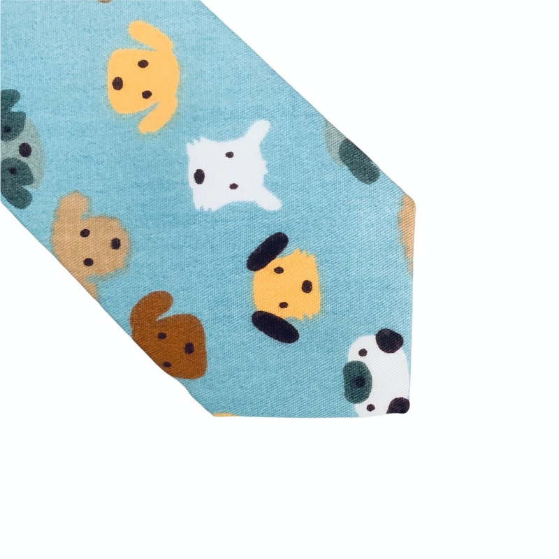 Modrá kravata Pejsci 