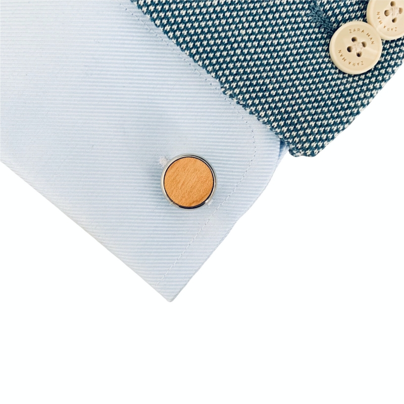 Dřevěný set - motýlek PC deska + manžetové knoflíčky + kapesník