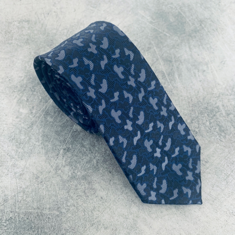 Modrá kravata Blažek Camo