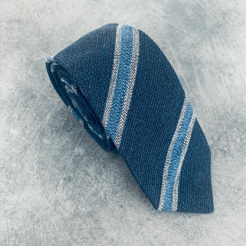 Modrá kravata Blažek Stripe