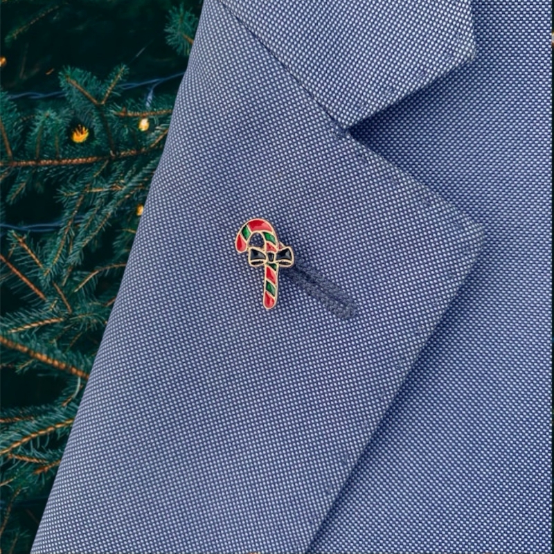 Vánoční brož Lízátko 