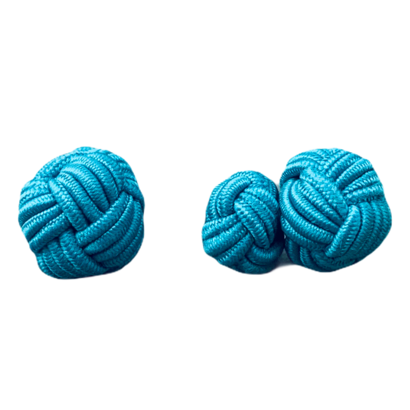 Tyrkysové manžetové knoflíčky Big Ball 