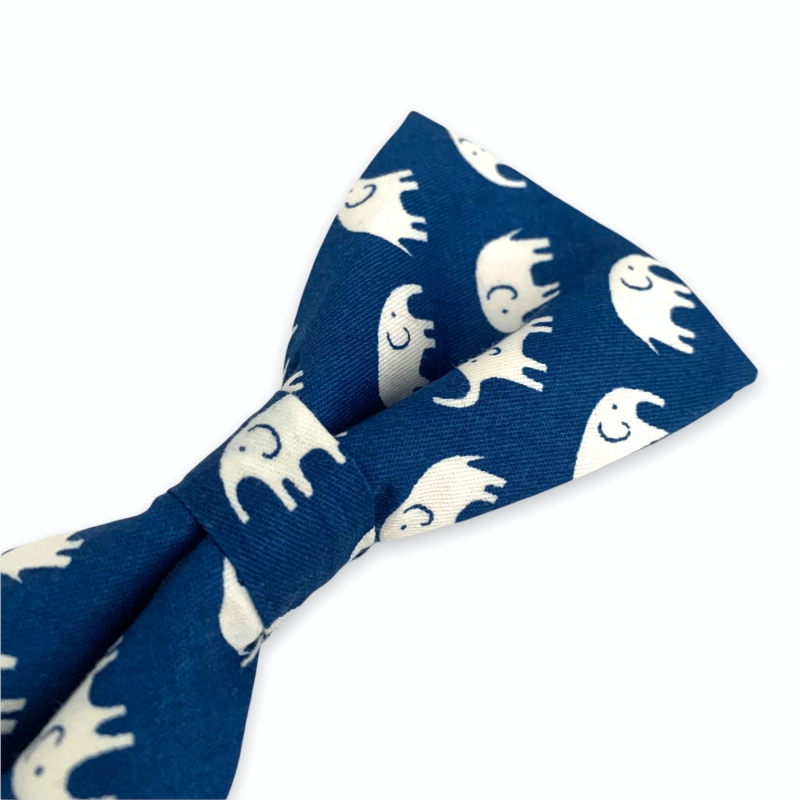 Modro - bílý motýlek Slon 