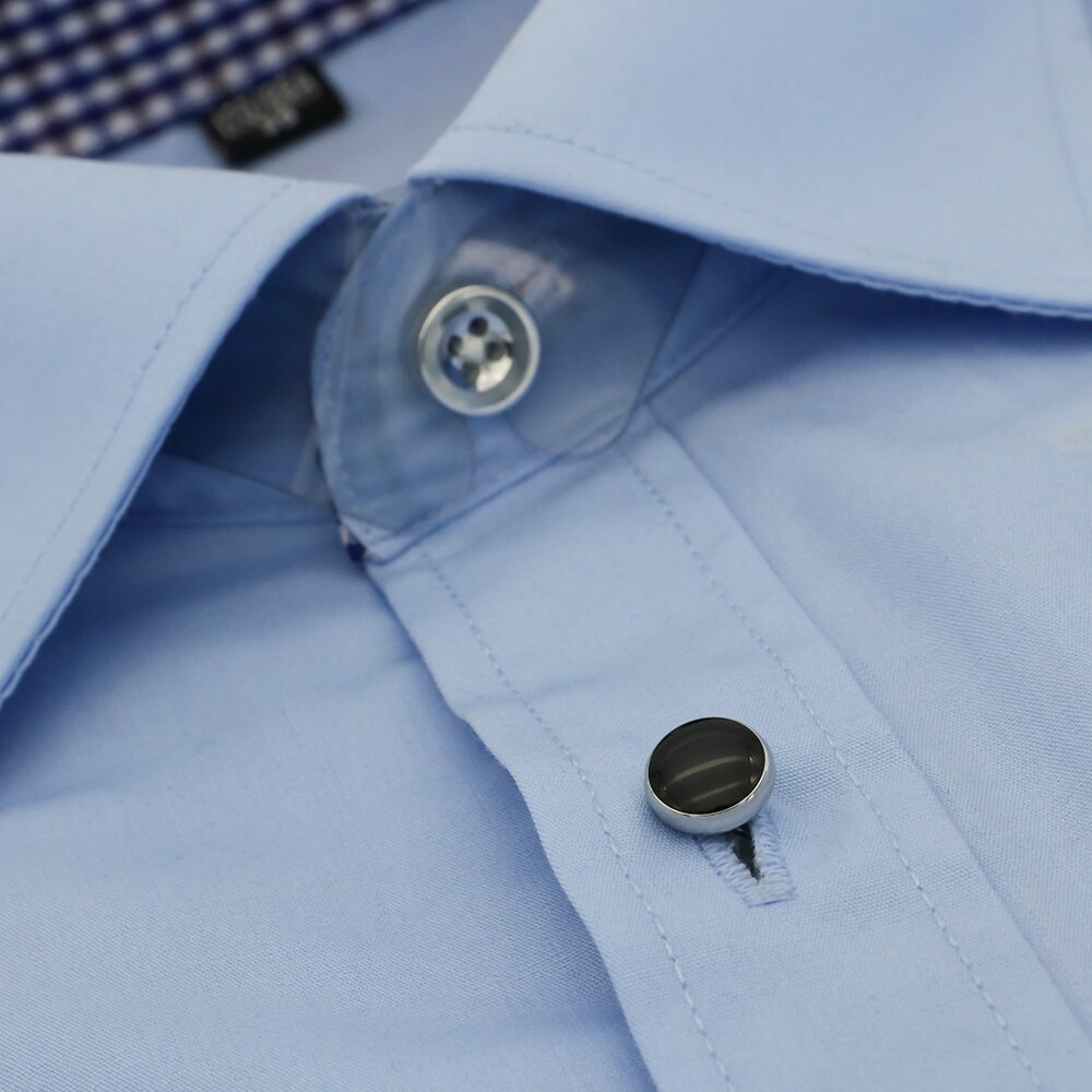 Set - manžetové knoflíčky a knoflíky do košile Black round  