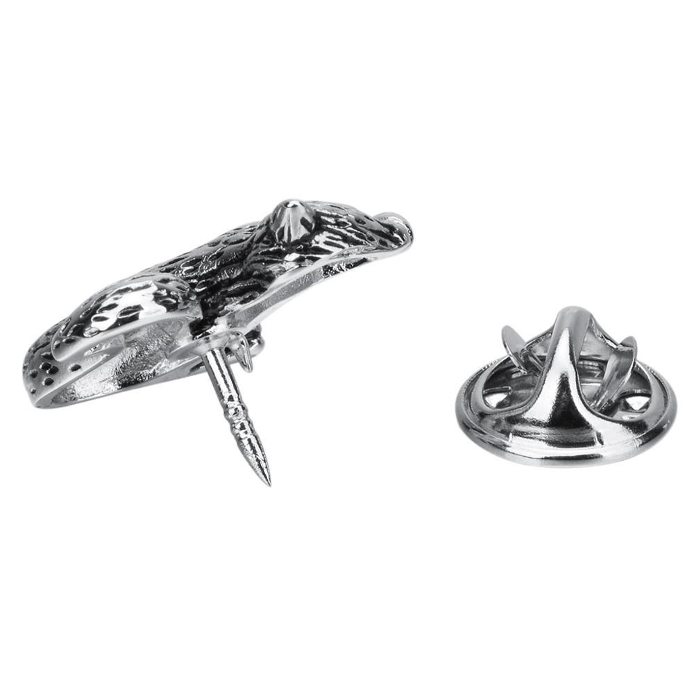 Stříbrno - černá brož Veverka 