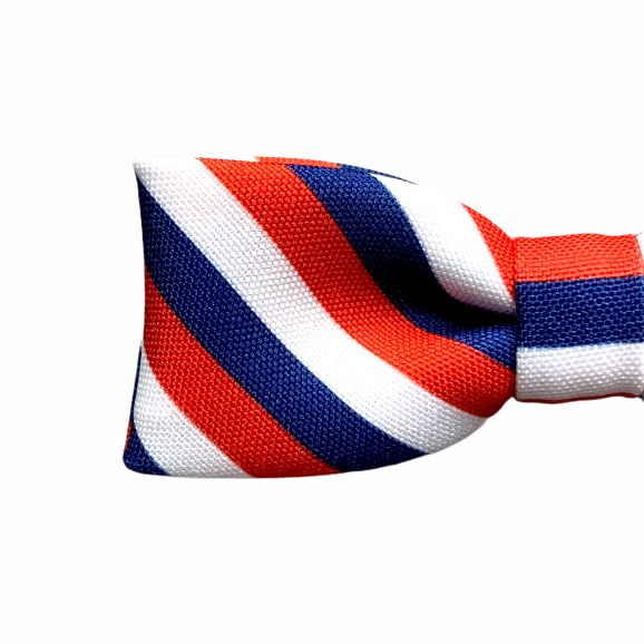 Bílo - červeno - modrý motýlek Česko Trikolóra