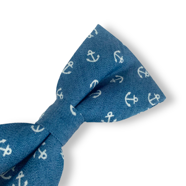 Modrý motýlek Kotva denim