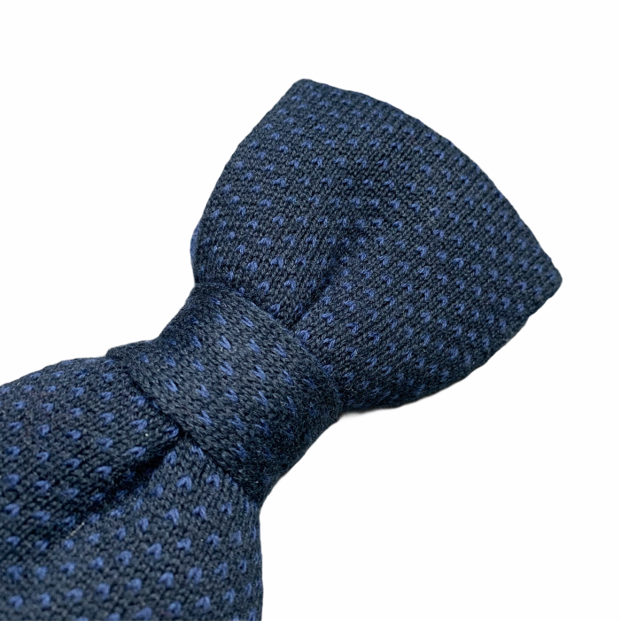 Modrý pánský motýlek Knit HM arrow