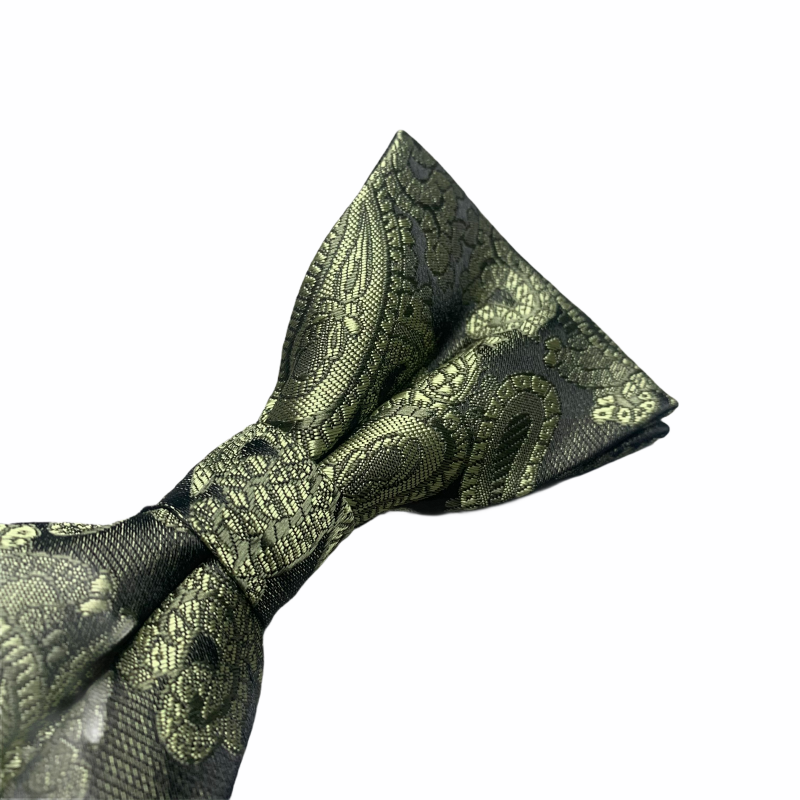 Černo - zelený pánský motýlek Vintage