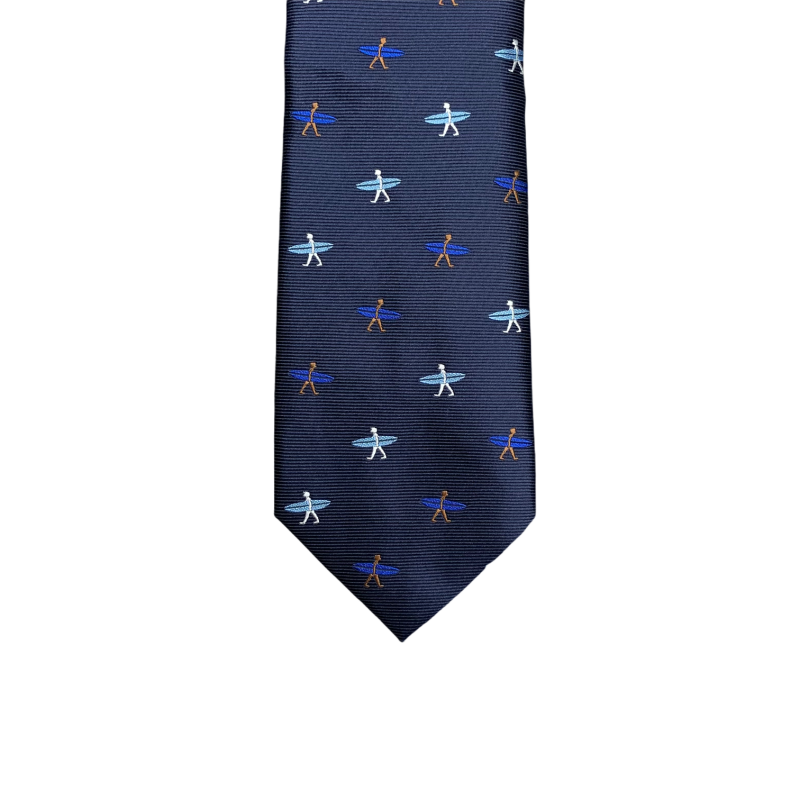 Modrá kravata Surfař 