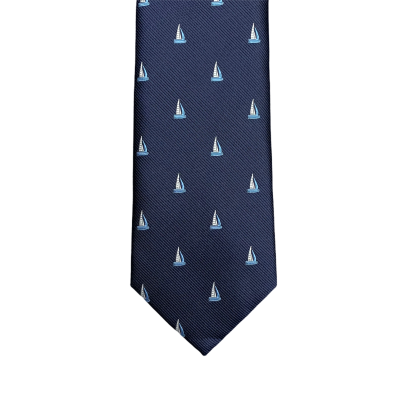 Modrá kravata Plachetnice 