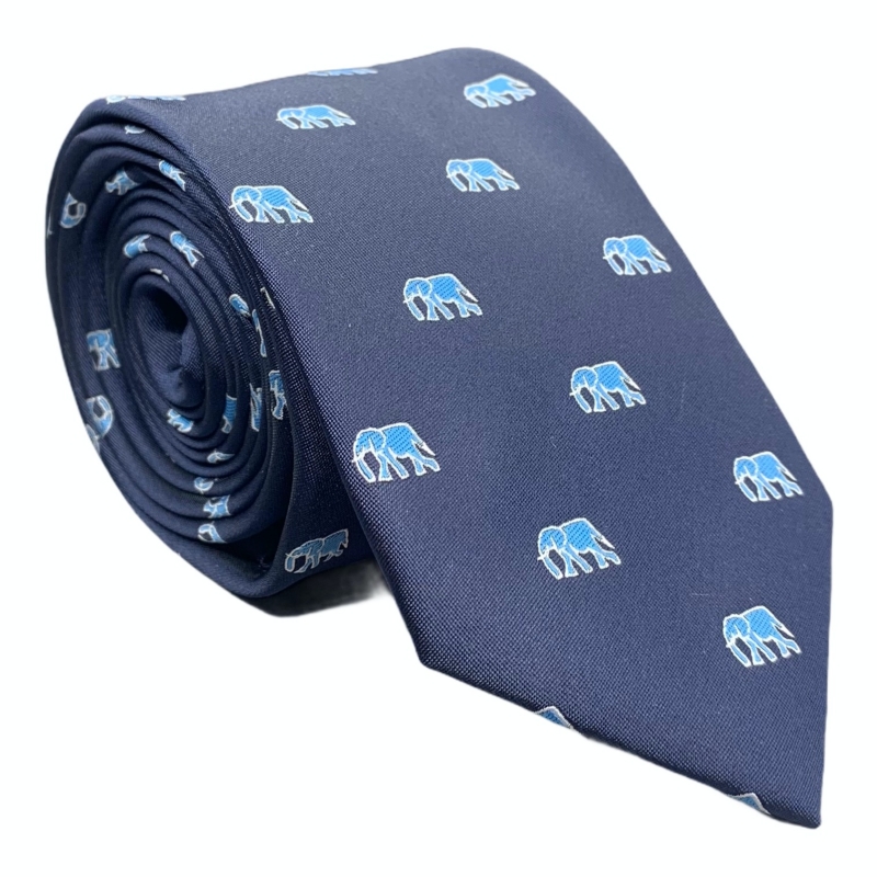 Modrá kravata Slon 