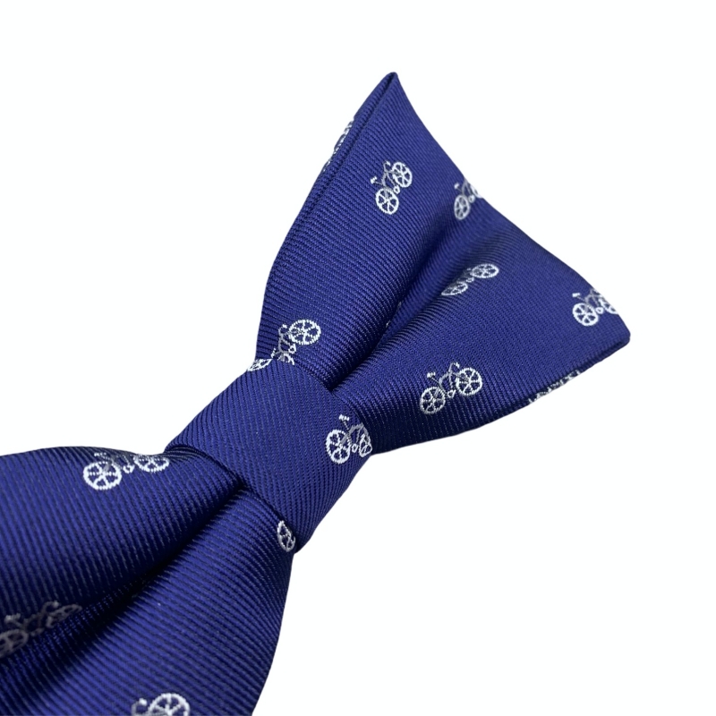 Modrý pánský motýlek Silniční kolo 