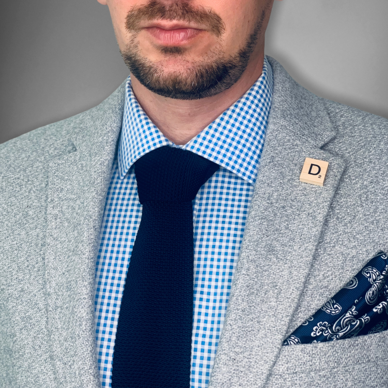 Brož Scrabble písmeno D