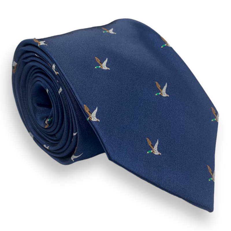 Modrá kravata Divoká kachna 