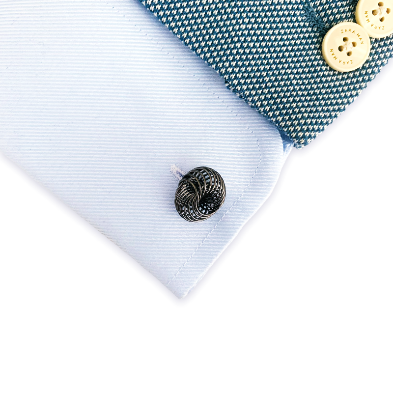 Manžetové knoflíčky Uzel spirála 