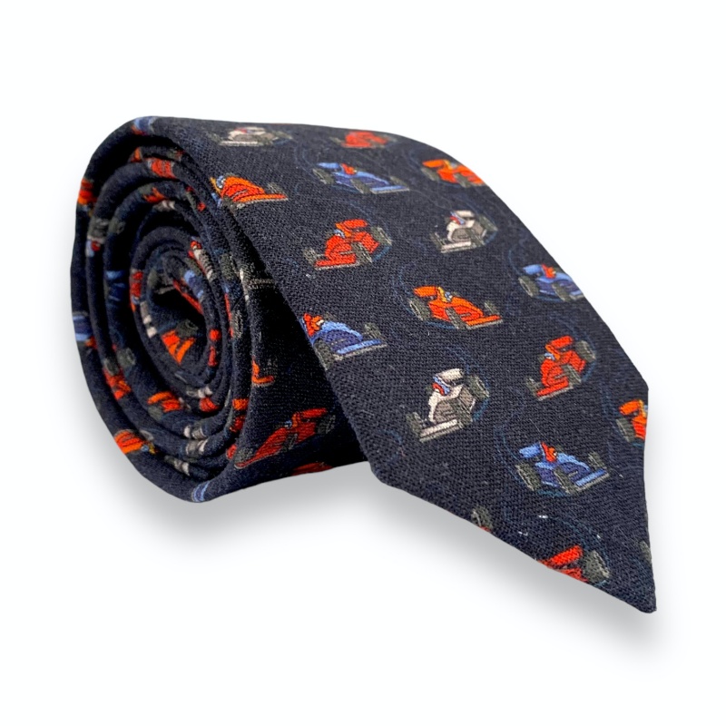 Tmavě modrá kravata Formule 1