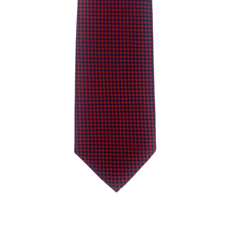 Vínovo - modrá kravata Dots