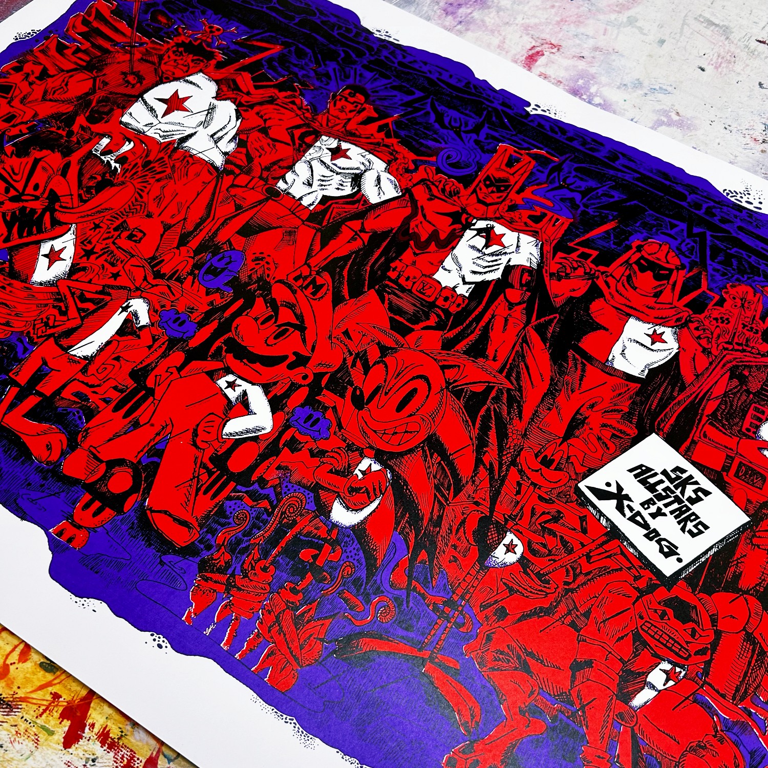 Sítotisk SKS Allstars - Ondřej Vyhnánek (X-DOG)