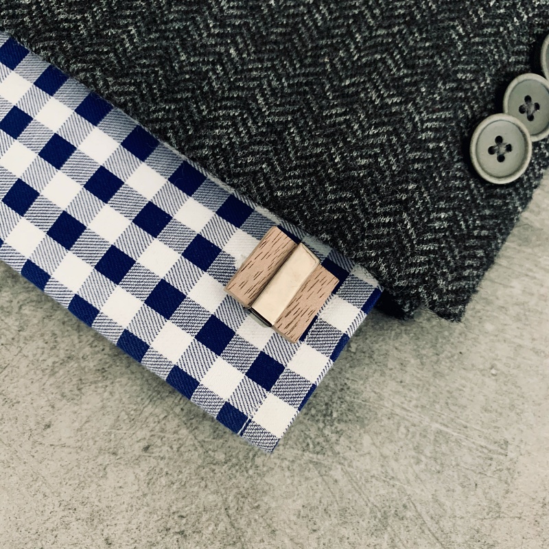 Manžetové knoflíčky Wood clip 