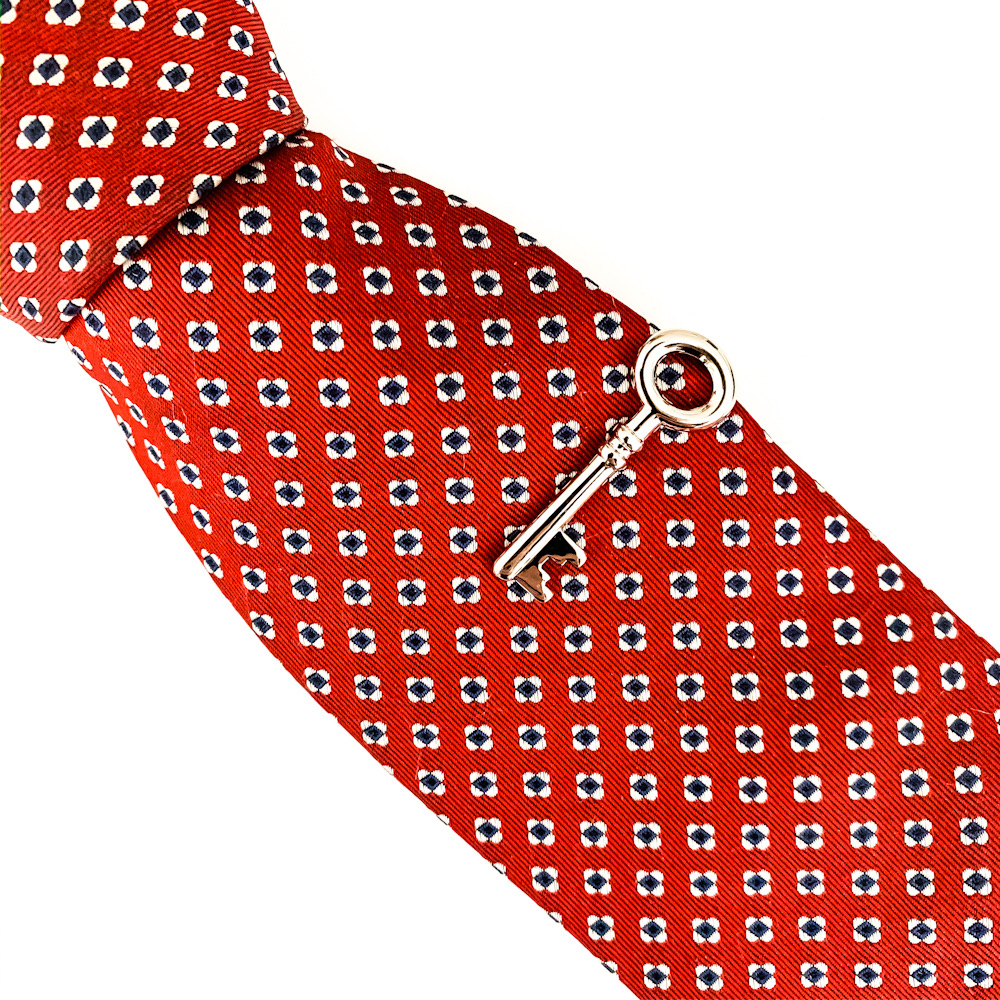 Spona na kravatu Klíč 