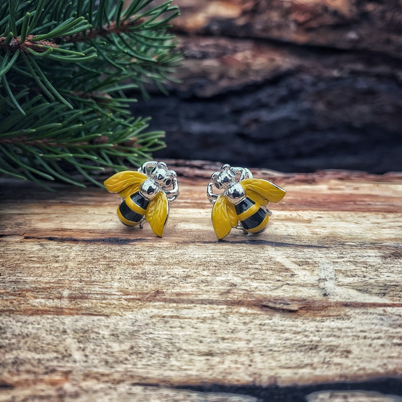 Manžetové knoflíčky Včela I.