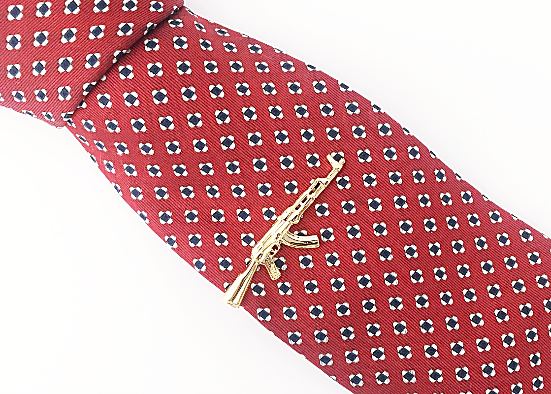 Spona na kravatu Samopal AK-47