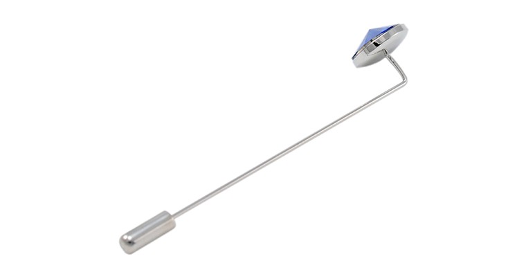 Brož Krystal - modrý 