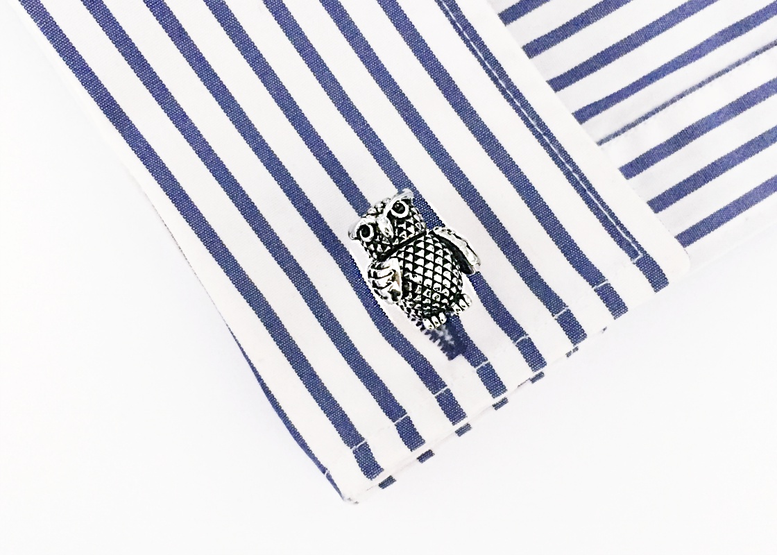 Manžetové knoflíčky Sova s křídly 