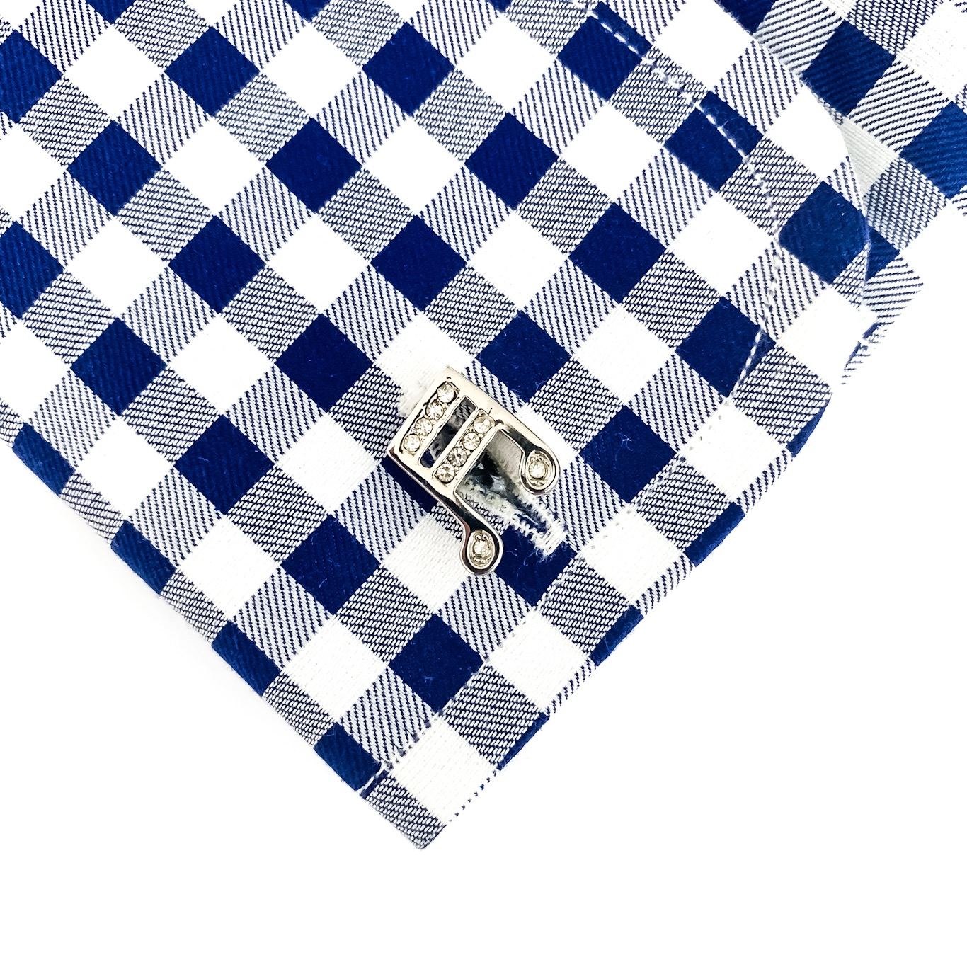 Manžetové knoflíčky Noty s krystaly