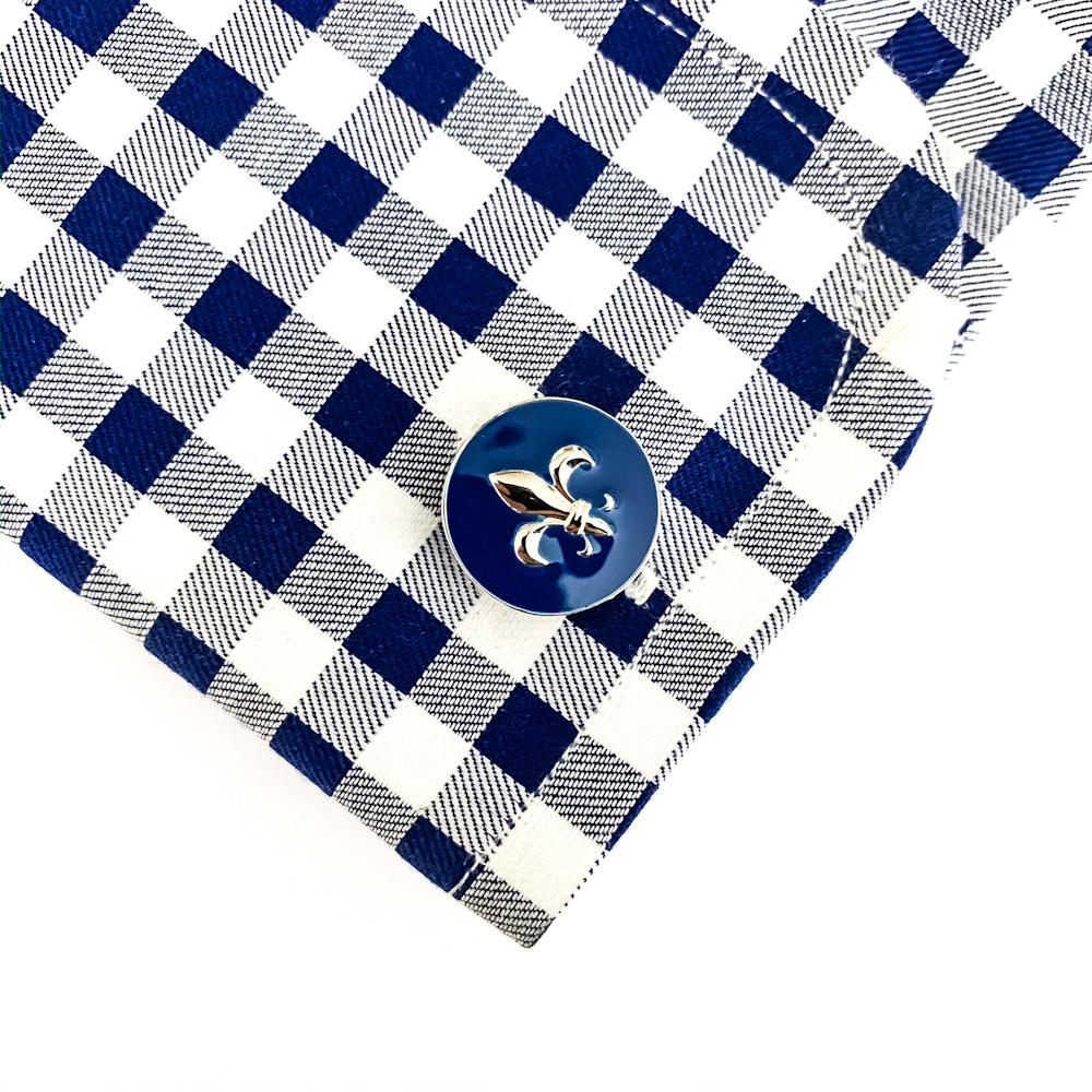 Manžetové knoflíčky Sparta modrá 