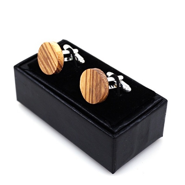 Manžetové knoflíčky Wood Zebrano 