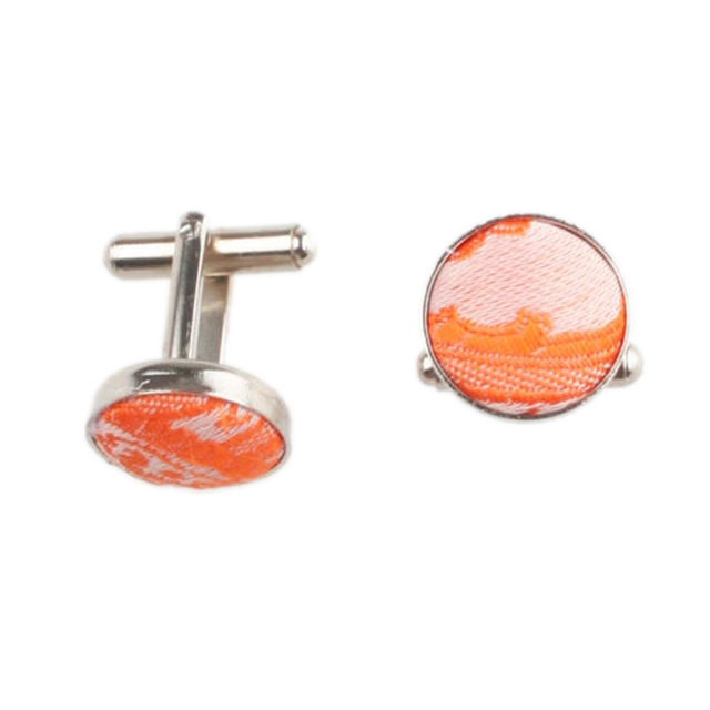 Manžetové knoflíčky Vintage oranžové 