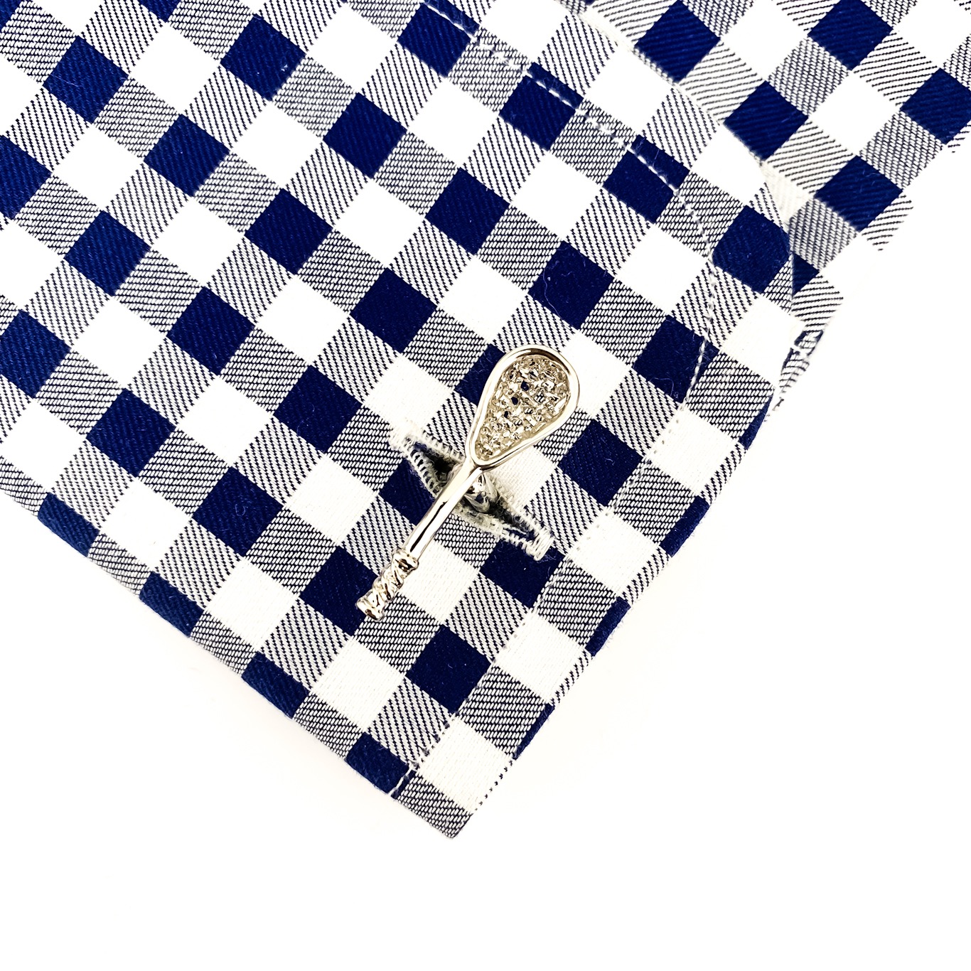 Manžetové knoflíčky Lakrosová hůl 