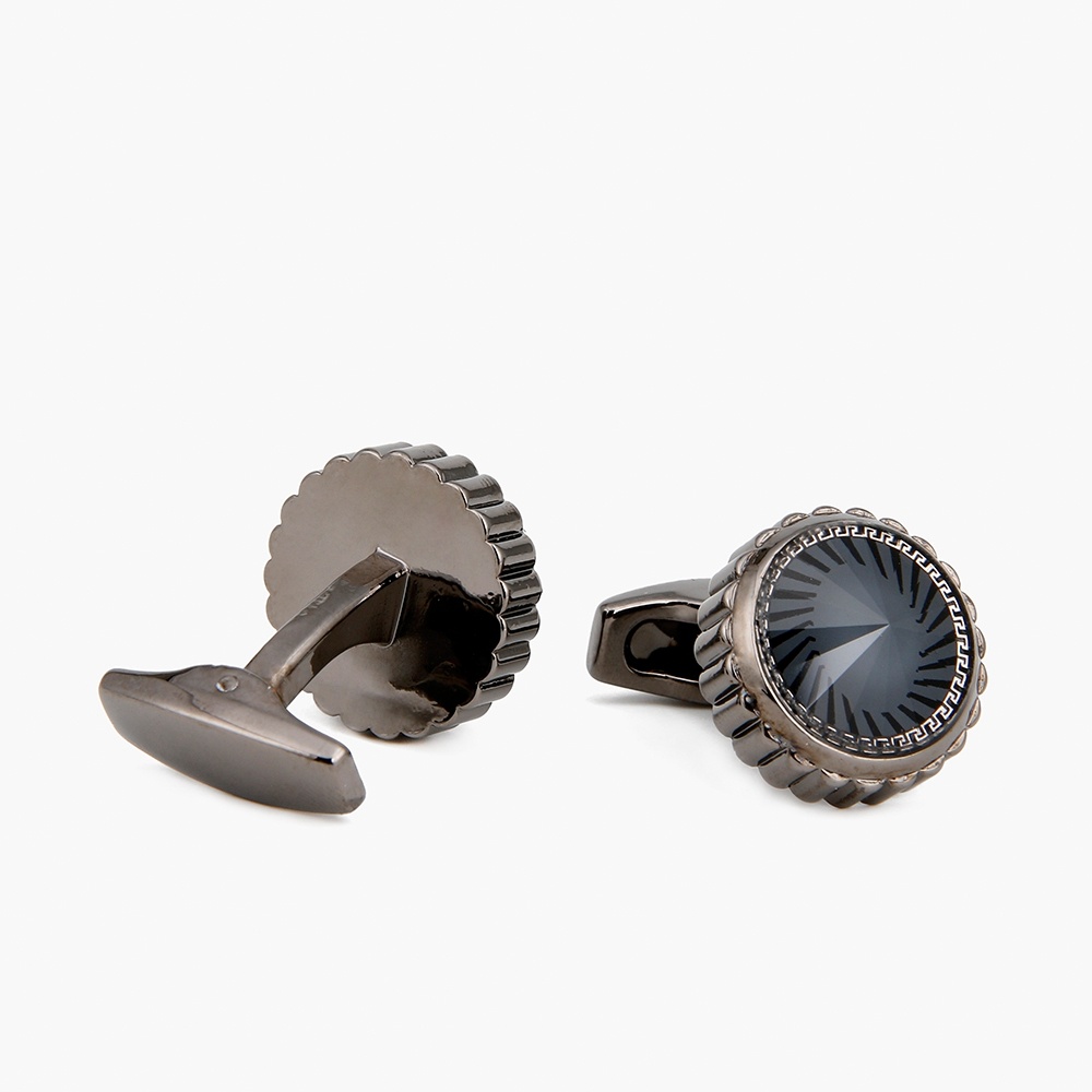 Manžetové knoflíčky Gunmetal Rotary