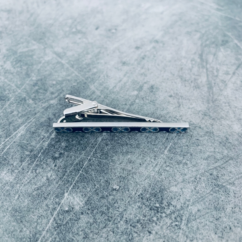 Spona na kravatu Blue emblems 