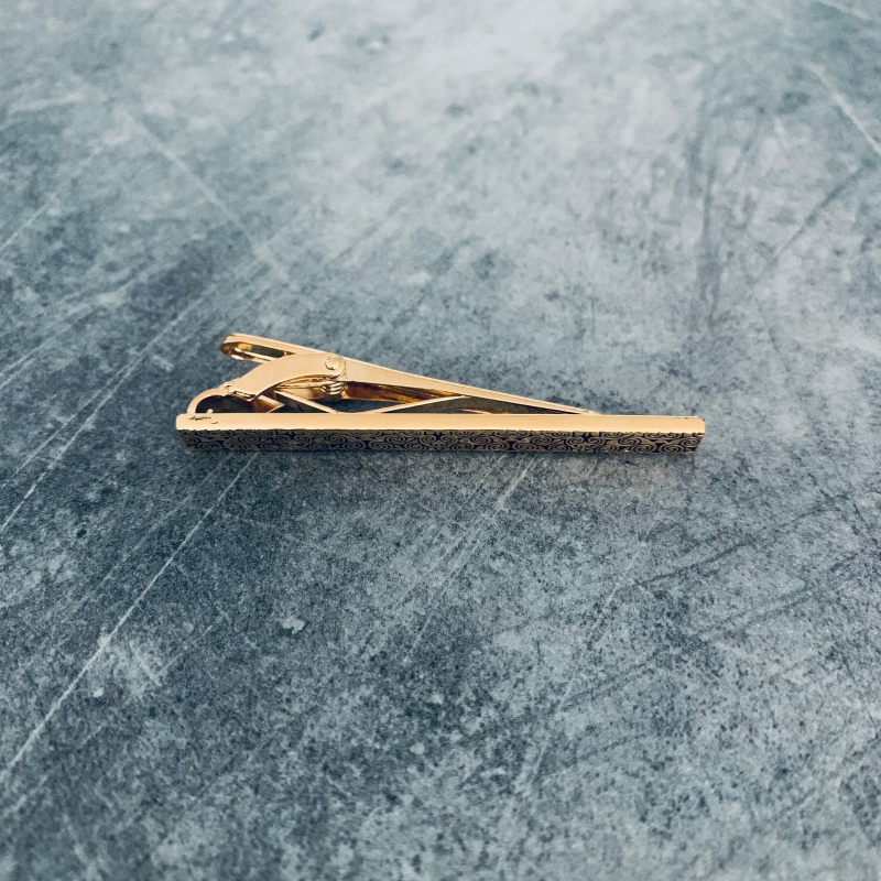 Spona na kravatu Gold ornaments 