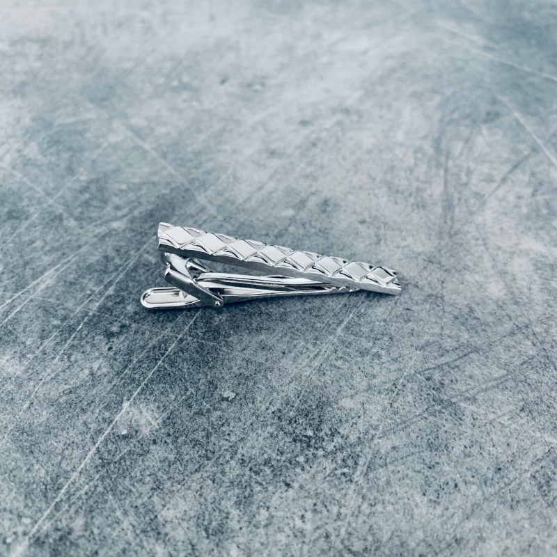 Spona na kravatu Cube pattern 