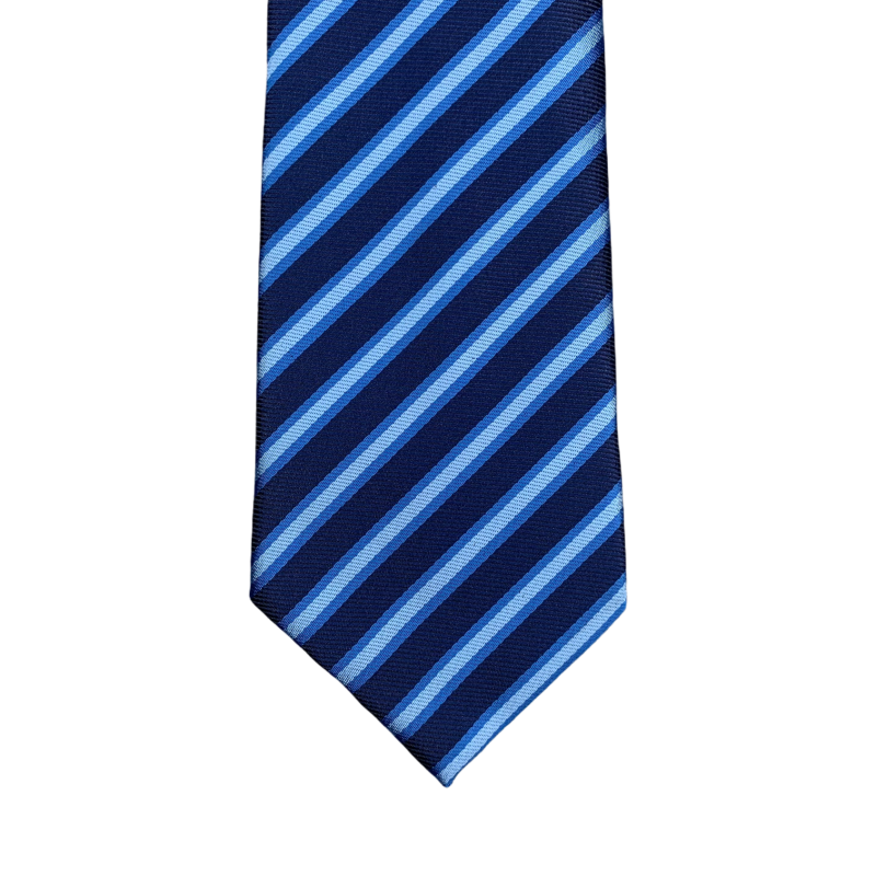 Modrá kravata Pruhy I.