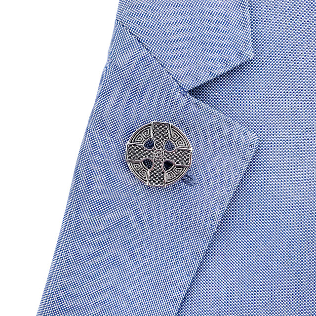 Brož Kříž v kruhu 