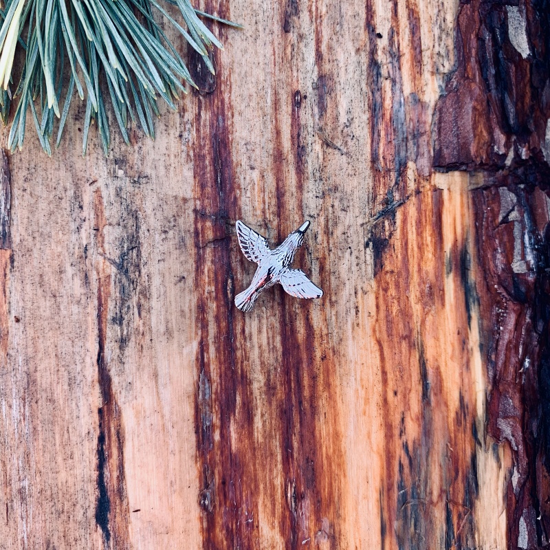 Brož Letící kolibřík 