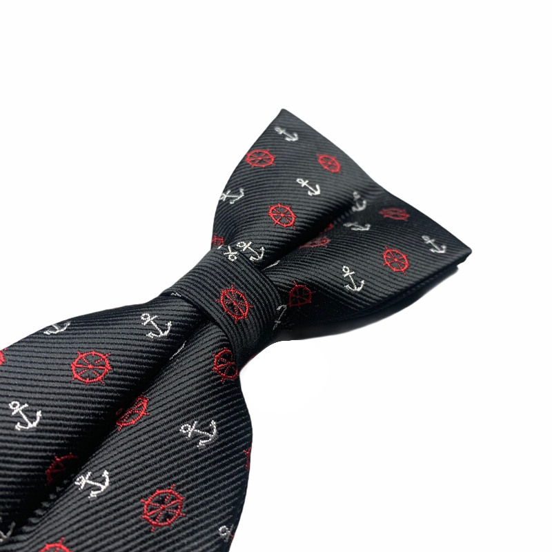 Černý motýlek Kotva a kormidlo 