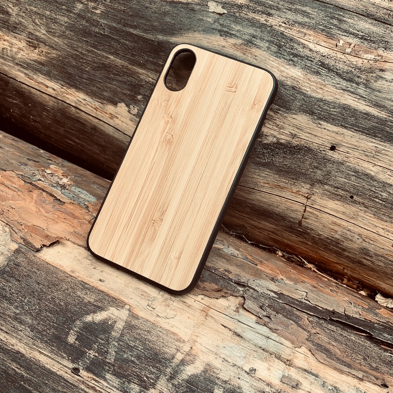 Dřevěný kryt Wood Bambus pro Apple iPhone X/XS