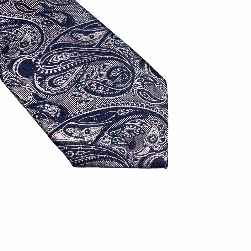 Růžovo - modrá kravata Marks Spencer Vintage